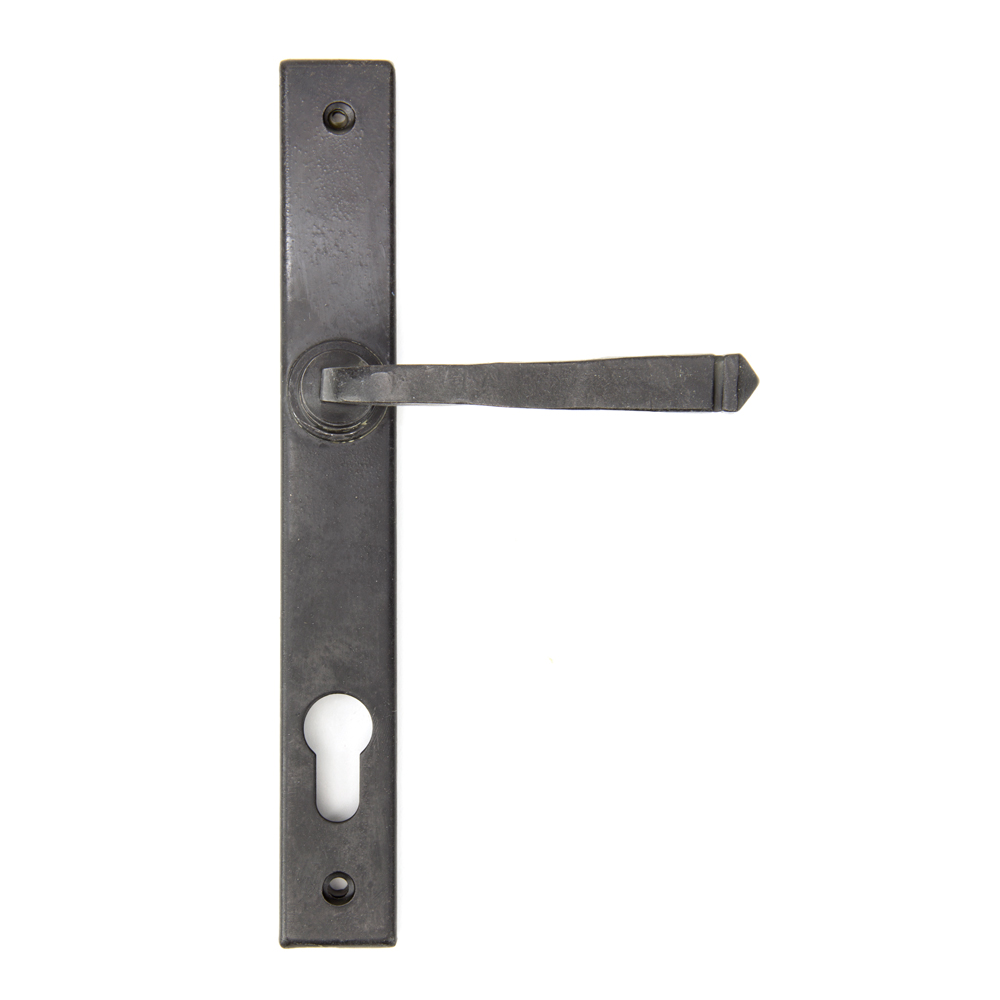 External Beeswax Avon Slimline Lever Espag. Lock Set - (Sold in Pairs)